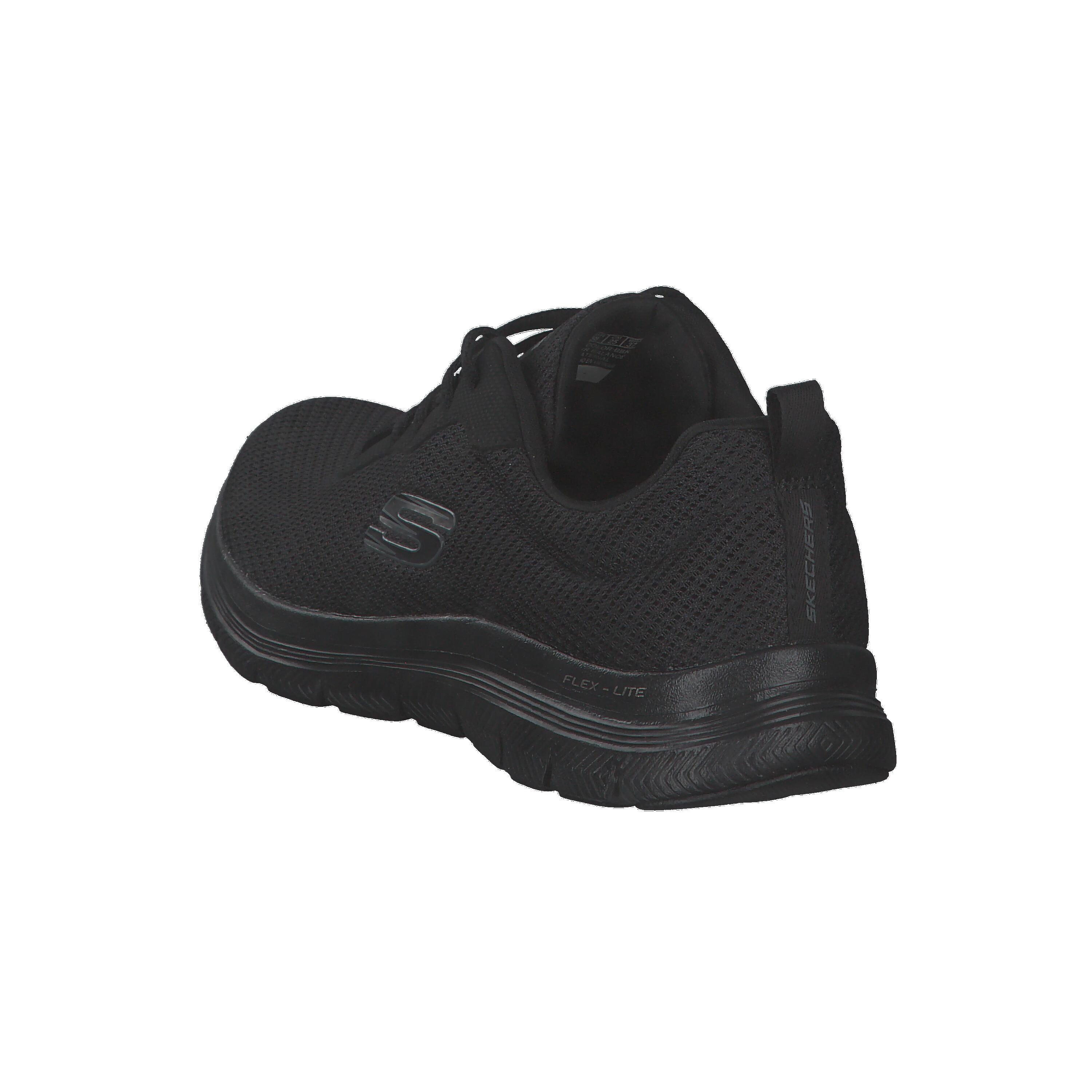 Skechers Damen FLEX APPEAL 4.0 Brilliant View Sneaker Turnschuhe 149303 schwarz 4/7