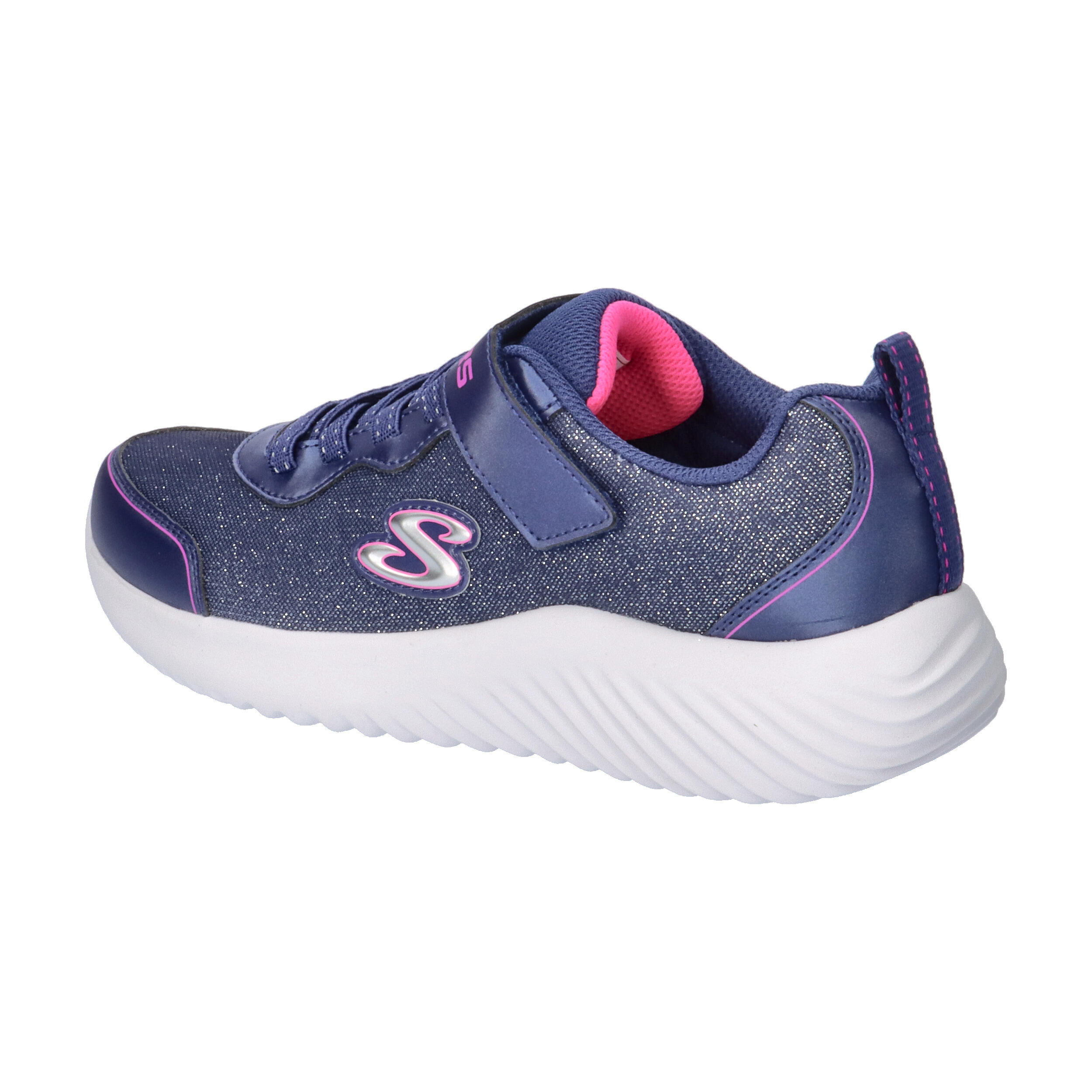 Baskets Skechers Modèle Bounder Girly Groove Couleur Bleu 11/15