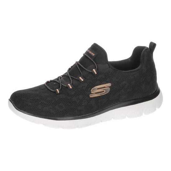 Baskets Skechers Modèle Summits - Leopard Spot Couleur Noir