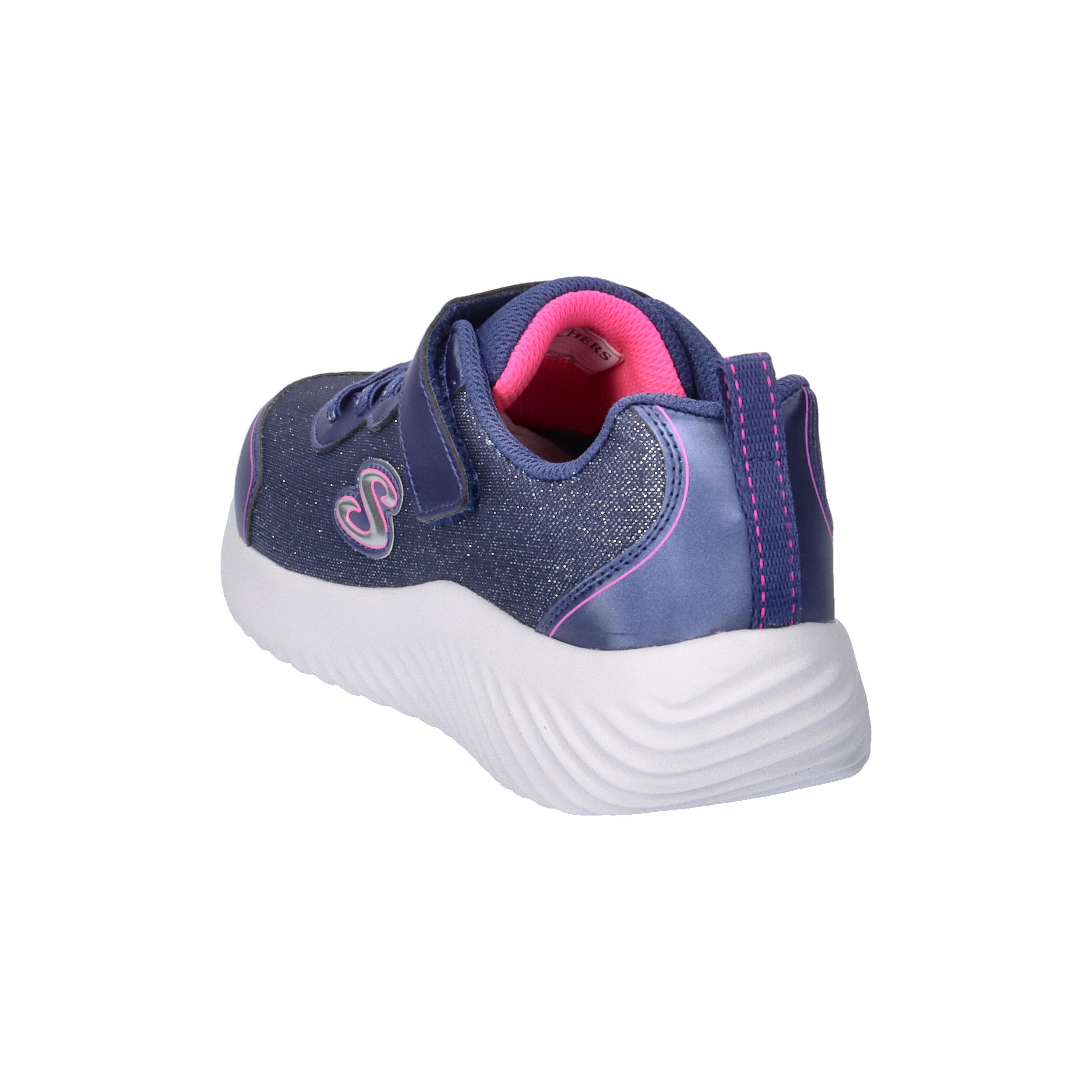 Baskets Skechers Modèle Bounder Girly Groove Couleur Bleu 12/15