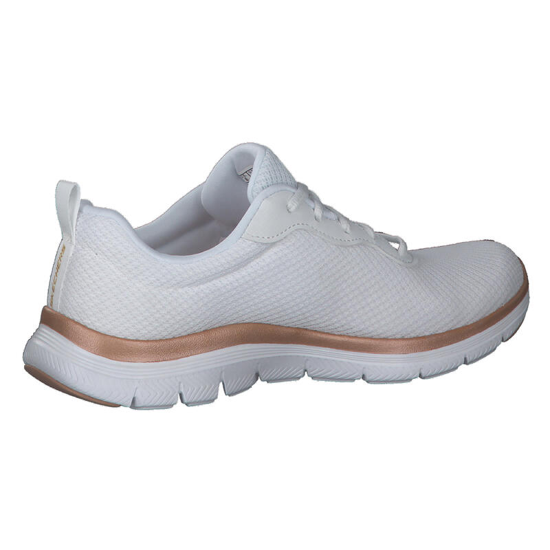Pantofi sport pentru femei Skechers Mesh Lace-Up W Alb