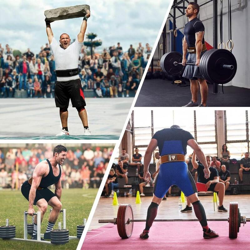 Centură RDX 4 Inch din piele nubuck, aprobată USPA, IPL și WPC