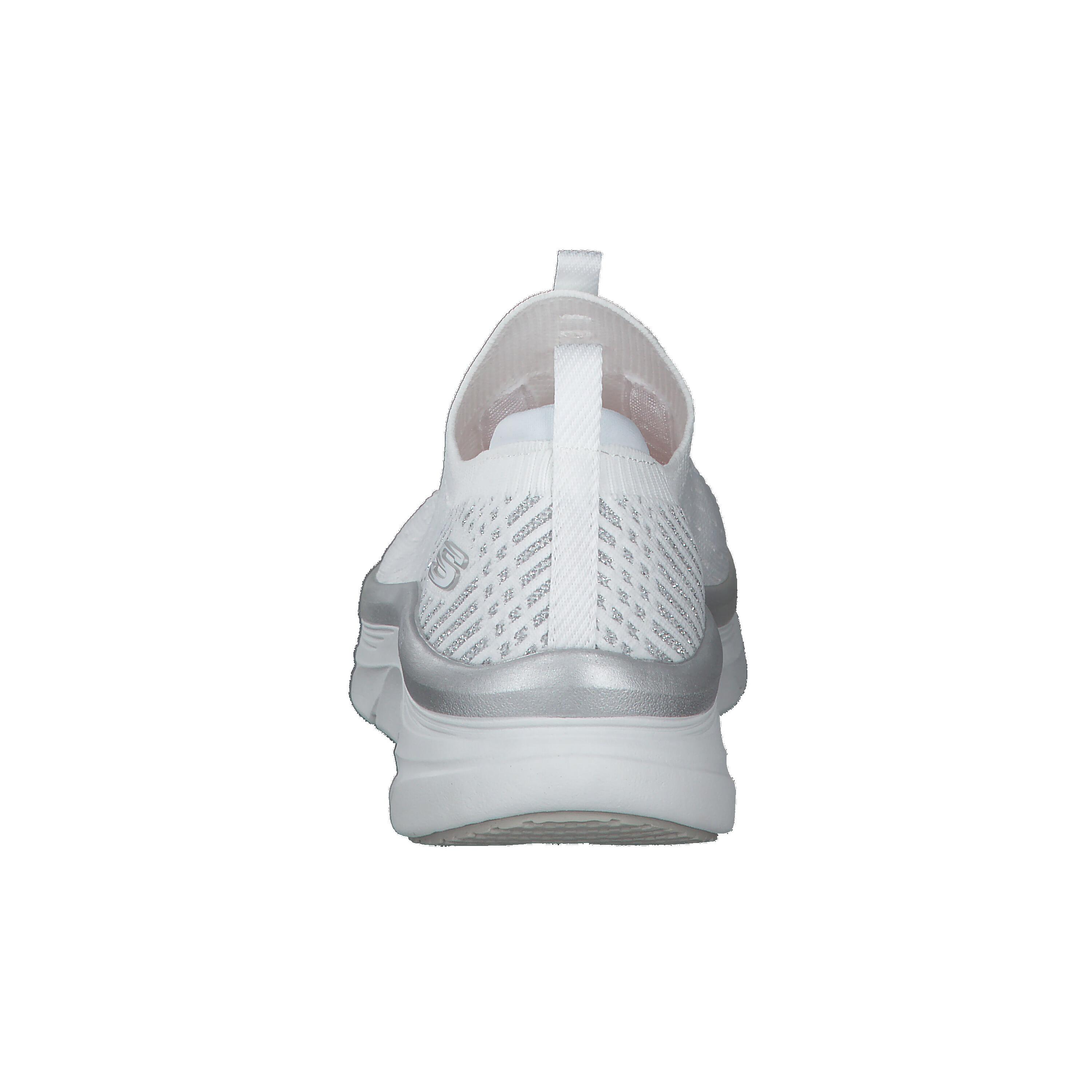 Zapatillas mujer Skechers Dlux Walker Let It Glow Blanco 5/7