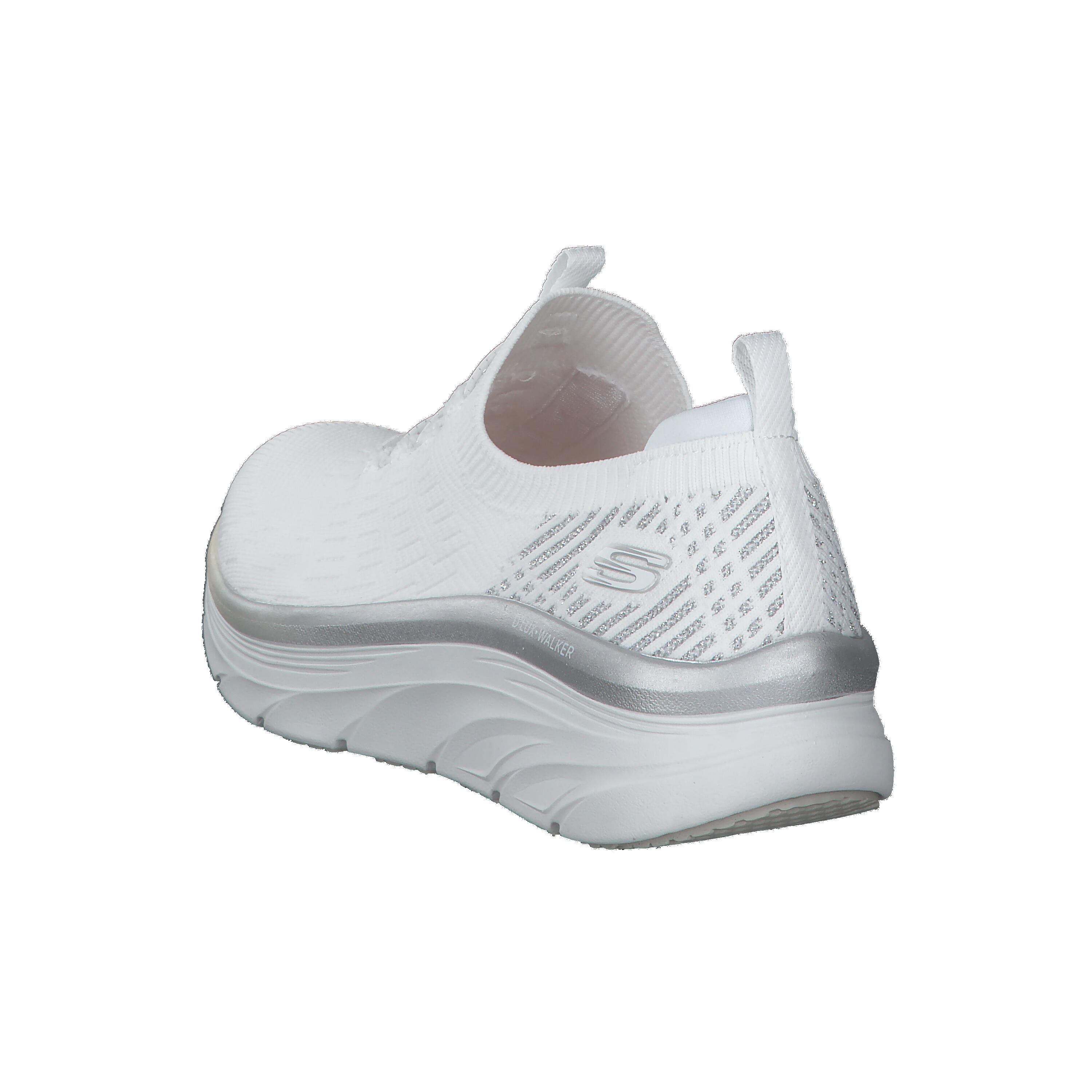 Zapatillas mujer Skechers Dlux Walker Let It Glow Blanco 4/7