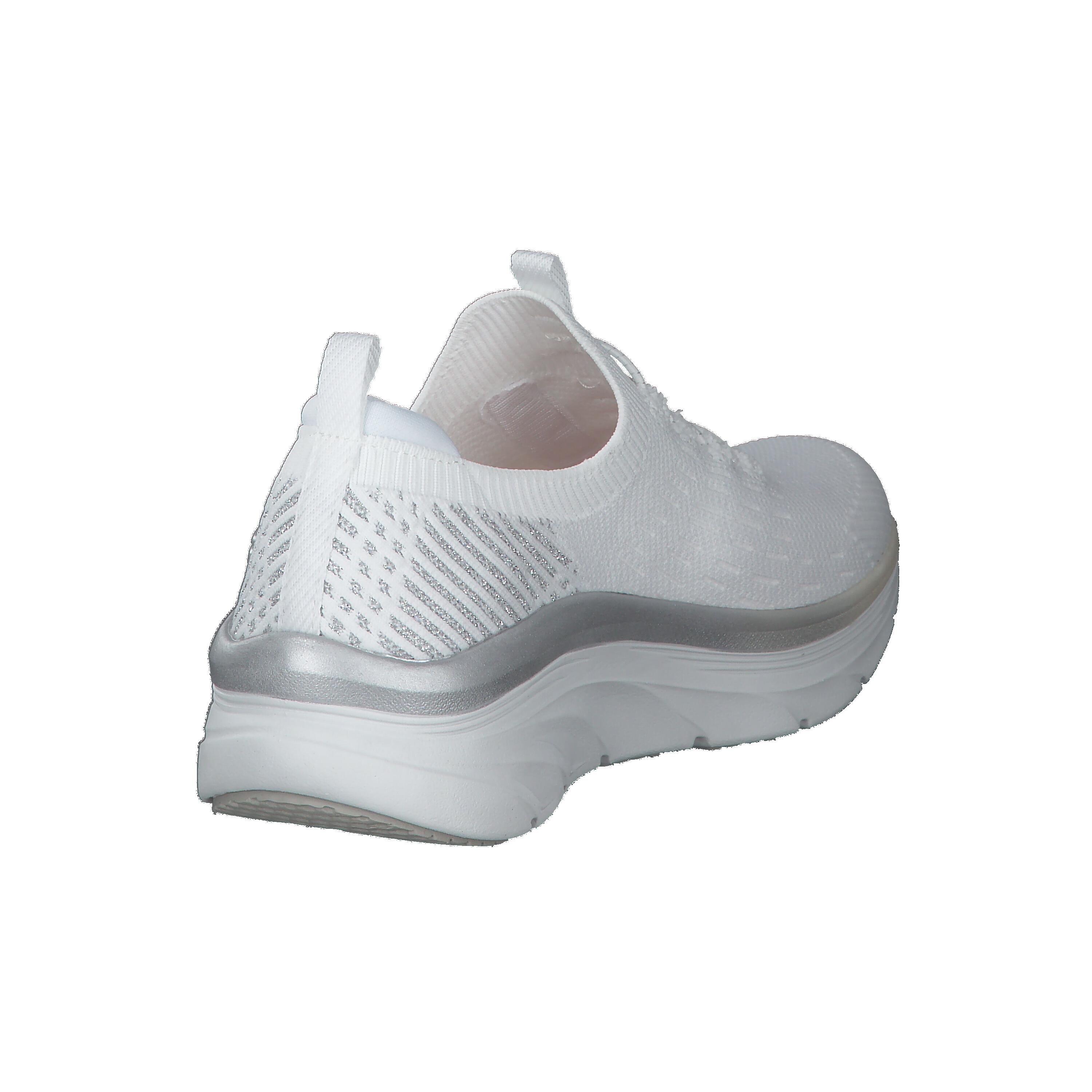 Zapatillas mujer Skechers Dlux Walker Let It Glow Blanco 6/7