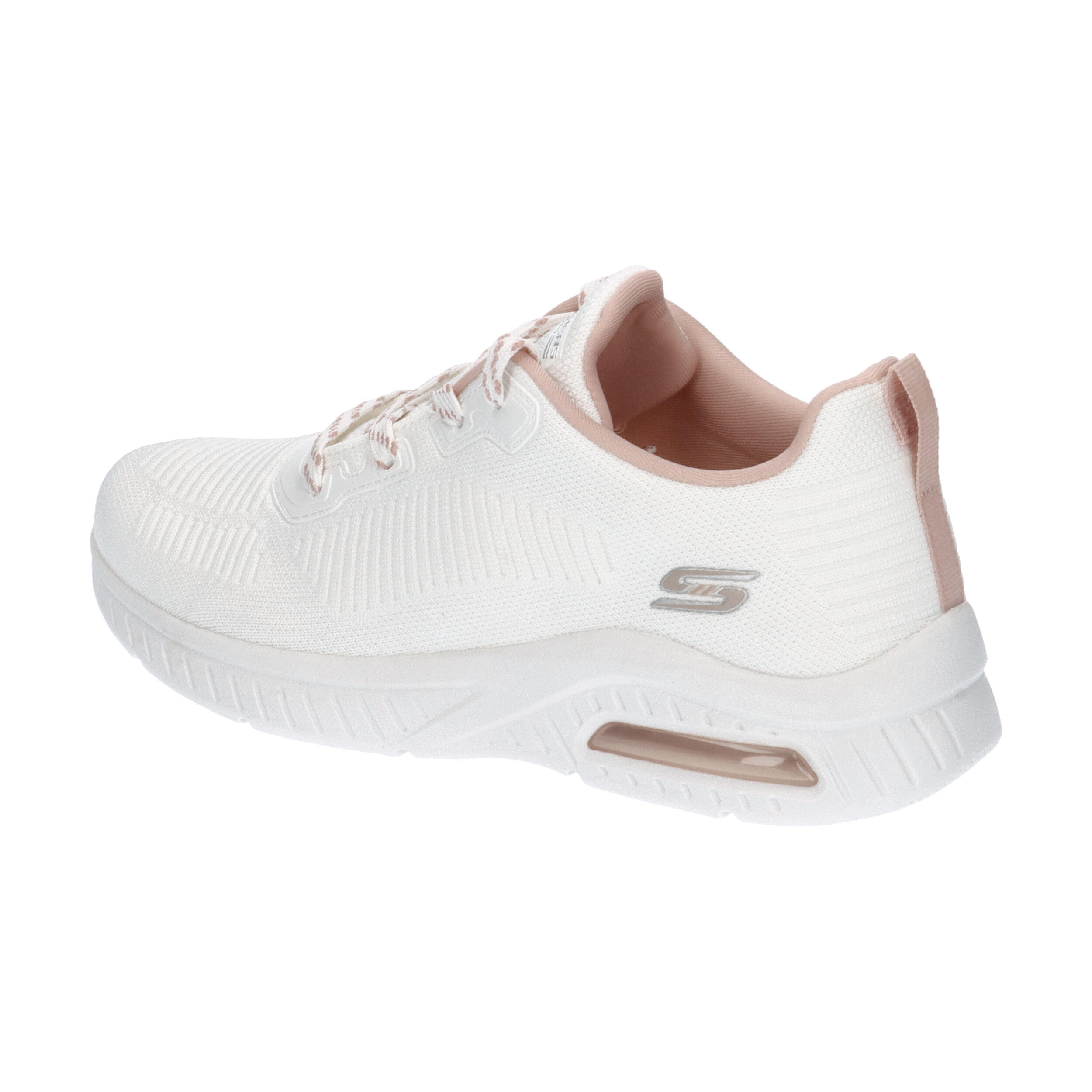 Zapatillas mujer Skechers Bobs Squad Chaos Air Blanco 3/7