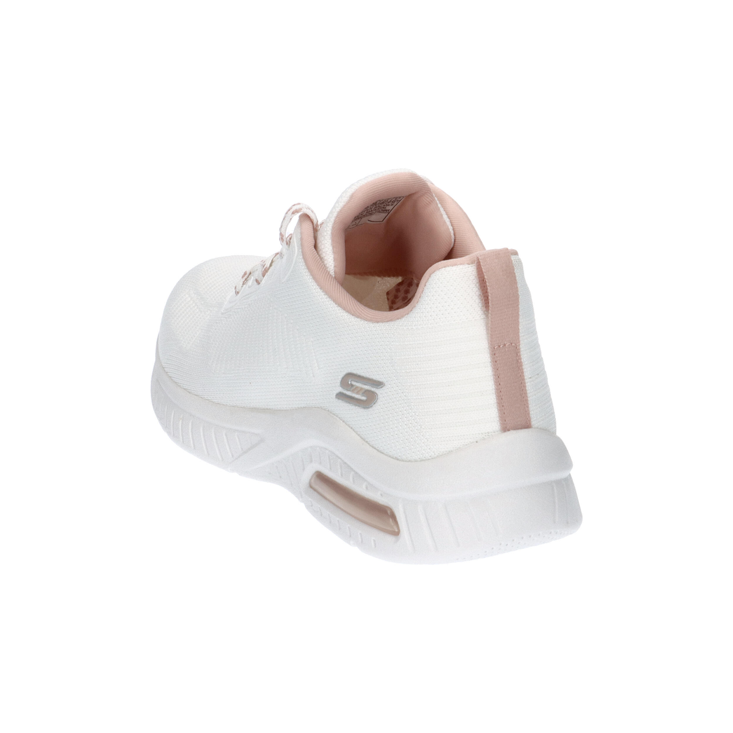 Zapatillas mujer Skechers Bobs Squad Chaos Air Blanco 4/7