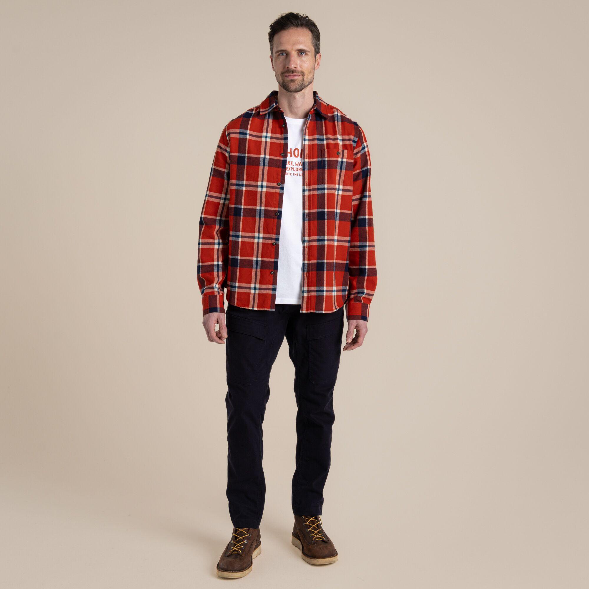 Chemise Gage homme à manches longues — mélange polyester et Better Cotton 3/5