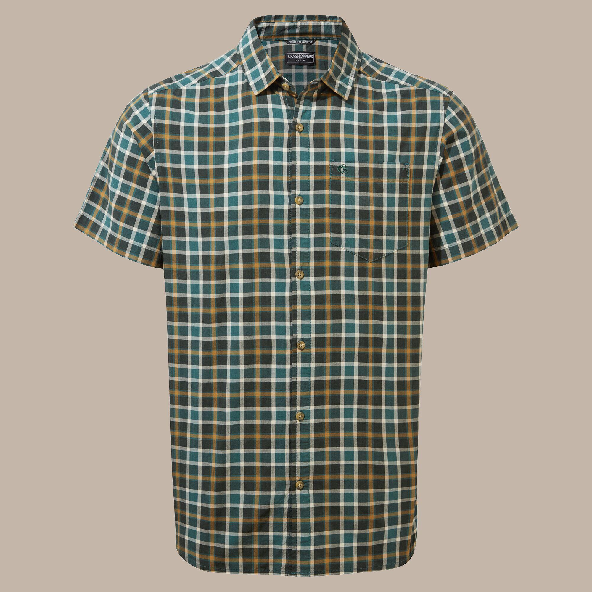 Heren Menlo Shirt met Korte Mouwen 6/6