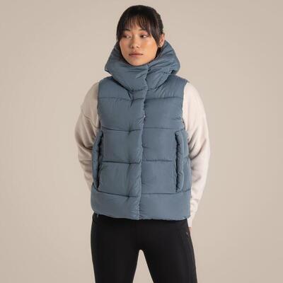 Gilet imbottito Eilish con cappuccio da donna