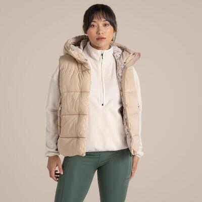 Gilet imbottito Eilish con cappuccio da donna
