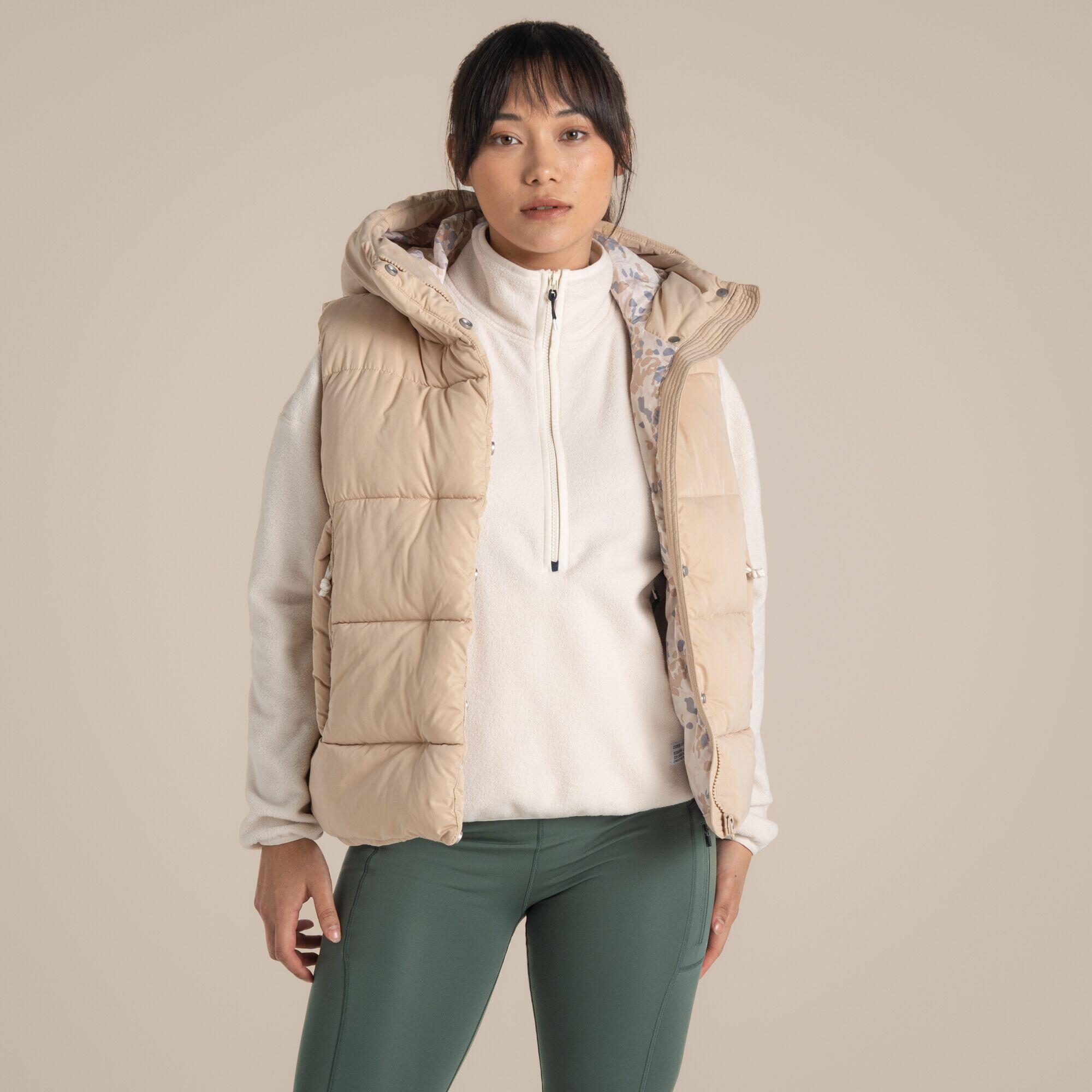 Craghoppers - Gilet Matelassé Eilish Avec Capuche Pour Femme - Doudoune Synthétique - Blanc - 48 Xl - Decathlon