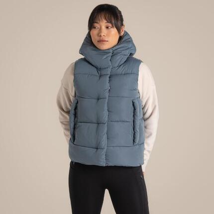 Gilet matelassé Eilish avec capuche pour femme