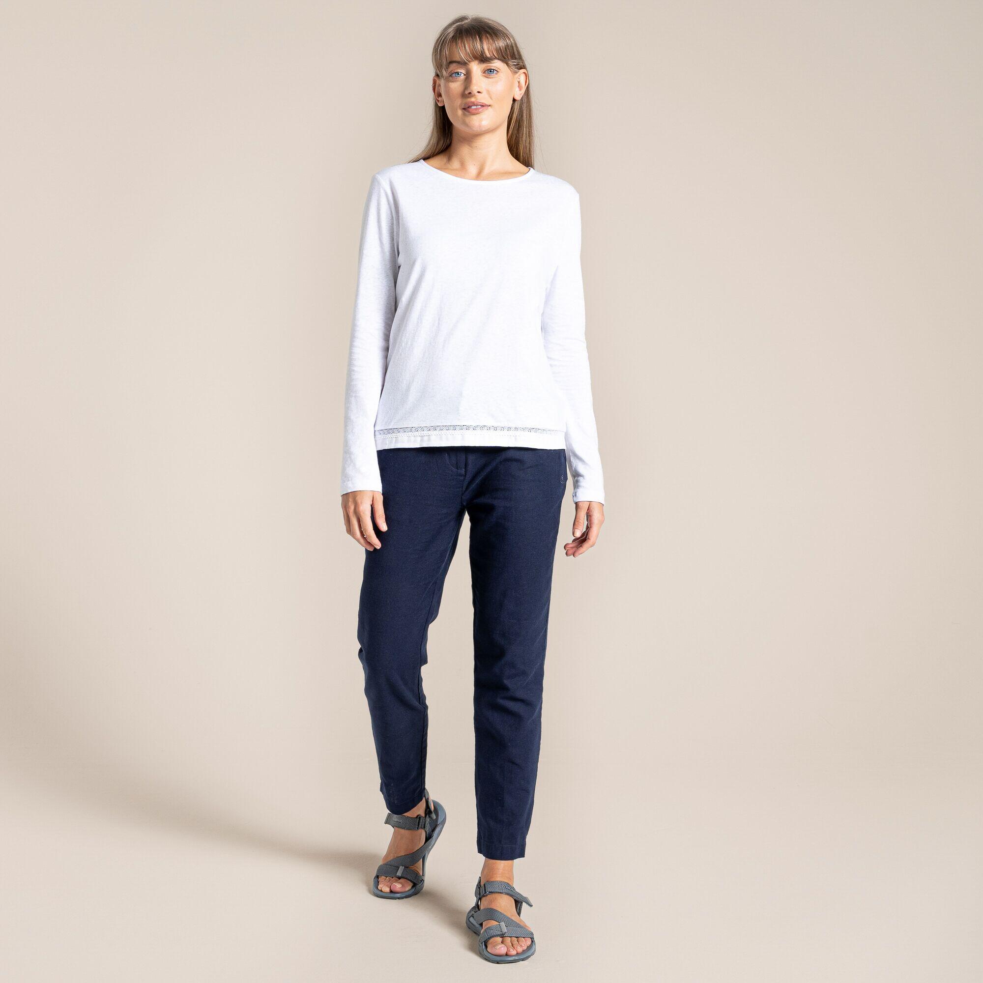 Pantaloni Orisia donna — 55% lino 45% cotone con NosiBotanical 3/7