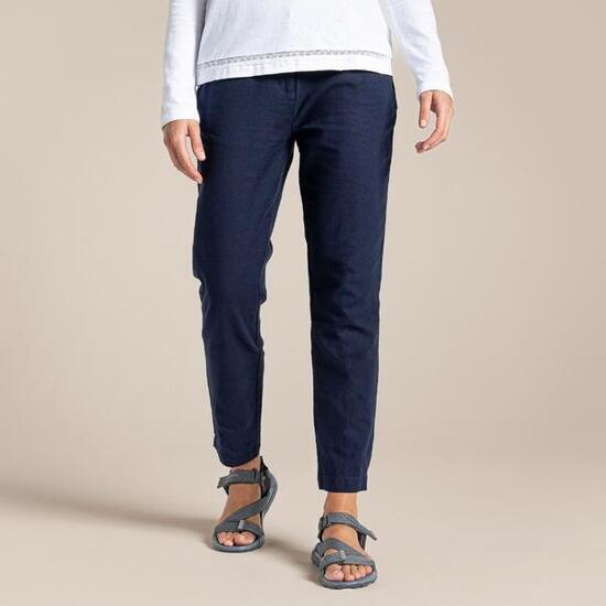 Pantaloni Orisia donna — 55% lino 45% cotone con NosiBotanical