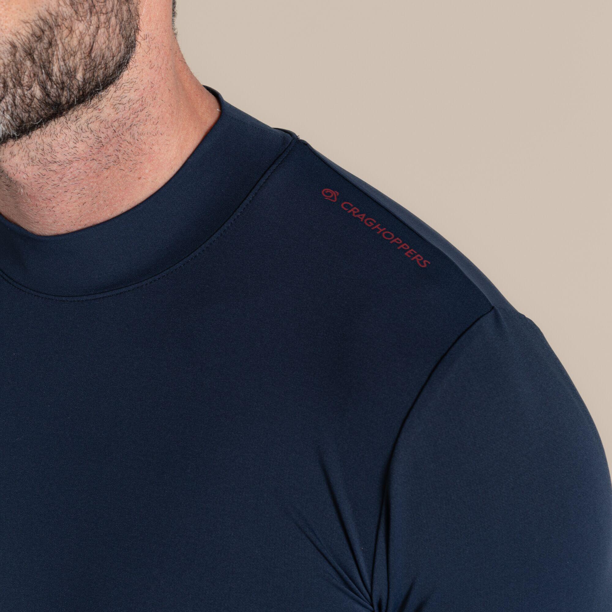 Top de manga larga con cuello alto NosiLife para hombres 3/7