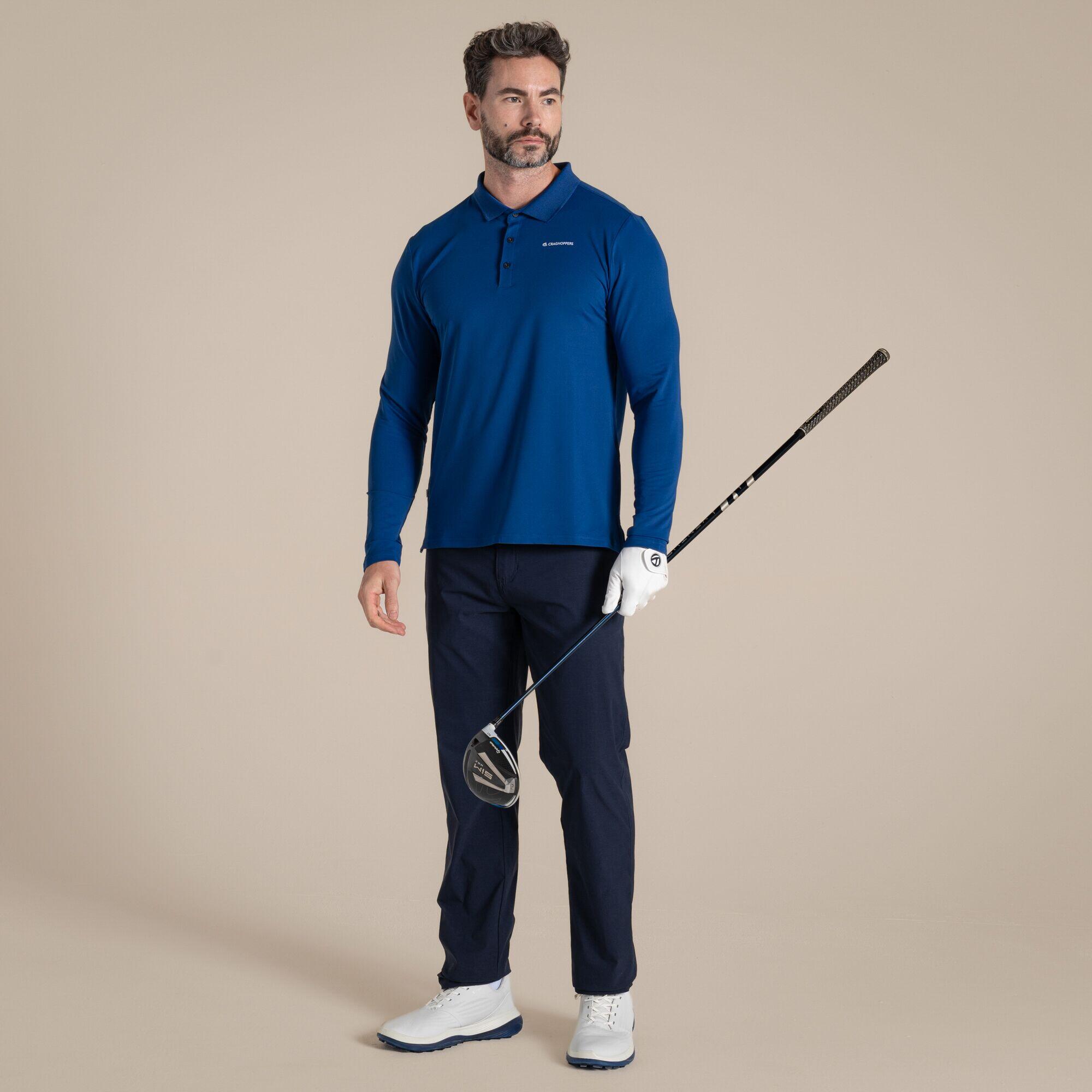 Uomo Golf NosiLife Bramshaw LS Polo Top 2/7
