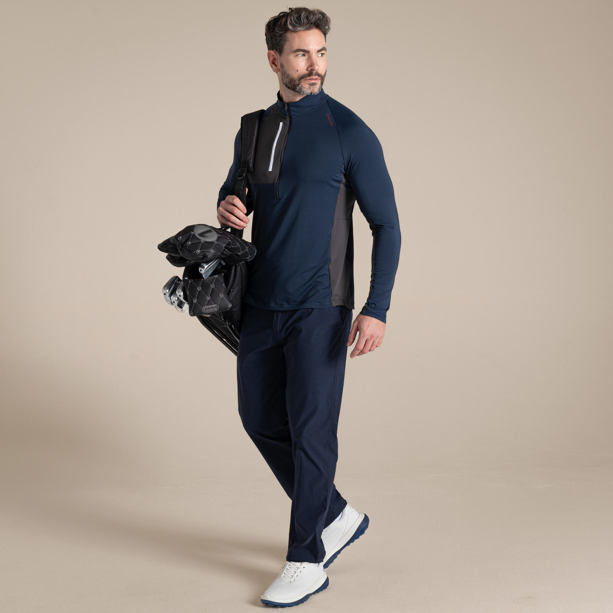 Golf Homme NosiLife Goswick Haut Demi-Zip 3/7
