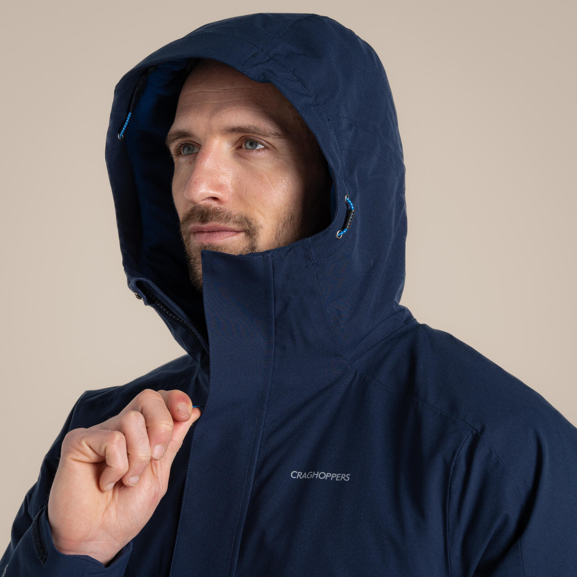 CRAGHOPPERS Lorton Thermic — Chaqueta Acolchada Hombre Azul Marino 7/7