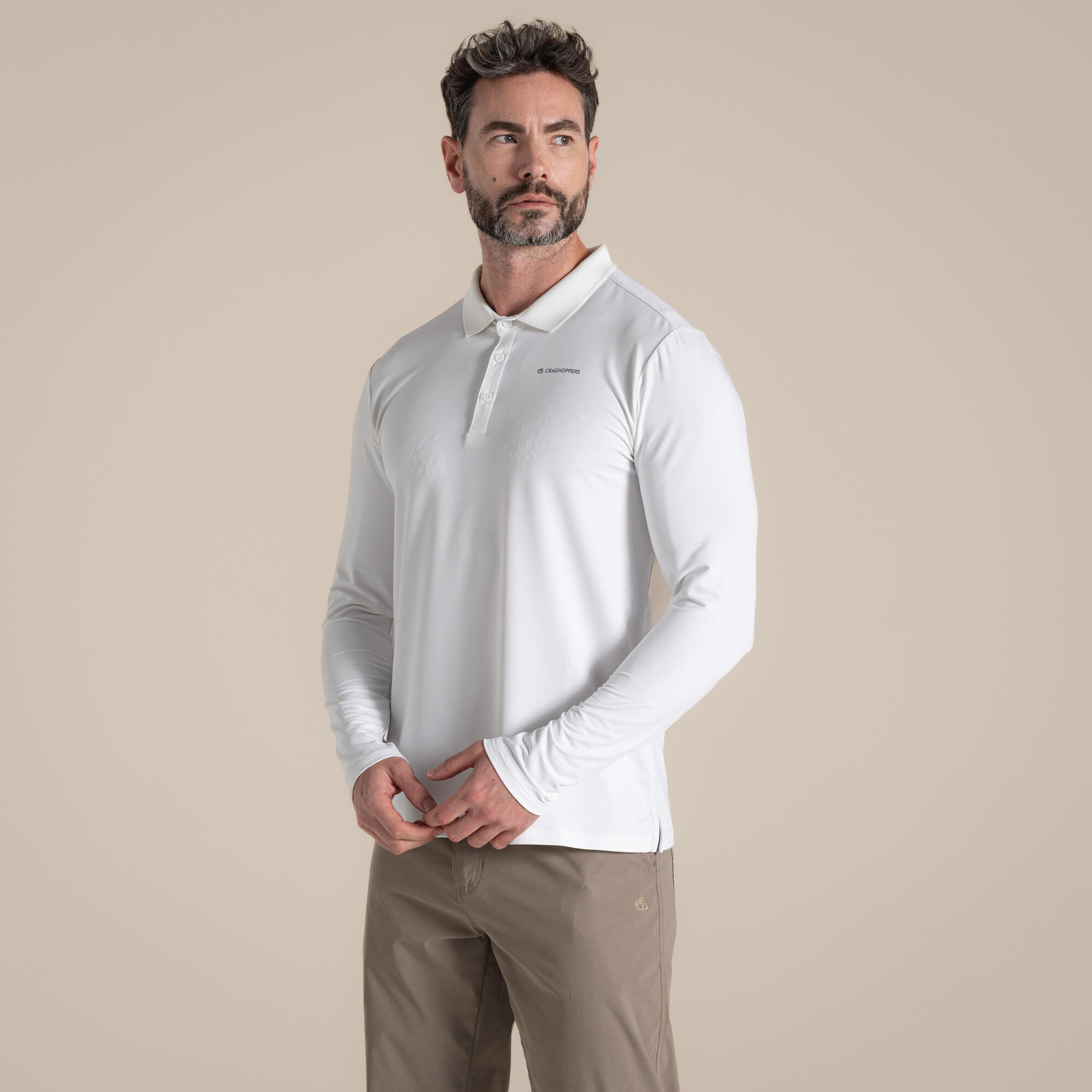 Uomo Golf NosiLife Bramshaw LS Polo Top 5/7