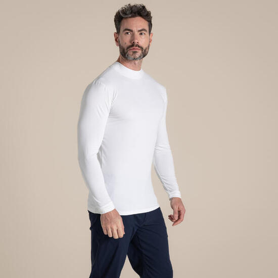 Mens Golf NosiLife Maglietta a maniche lunghe con collo a lupetto