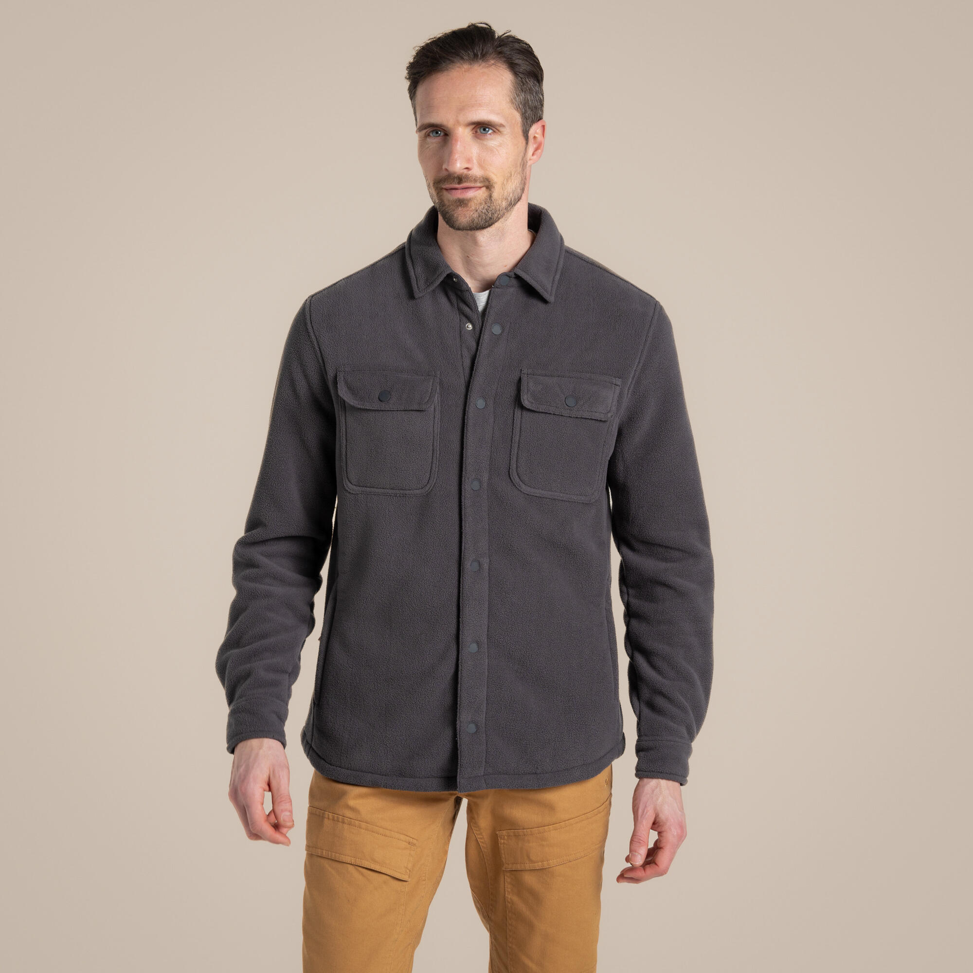 Craghoppers - Craghoppers Haut Style Veste-chemise Isolant Homme - Veste - Gris|marron - Decathlon