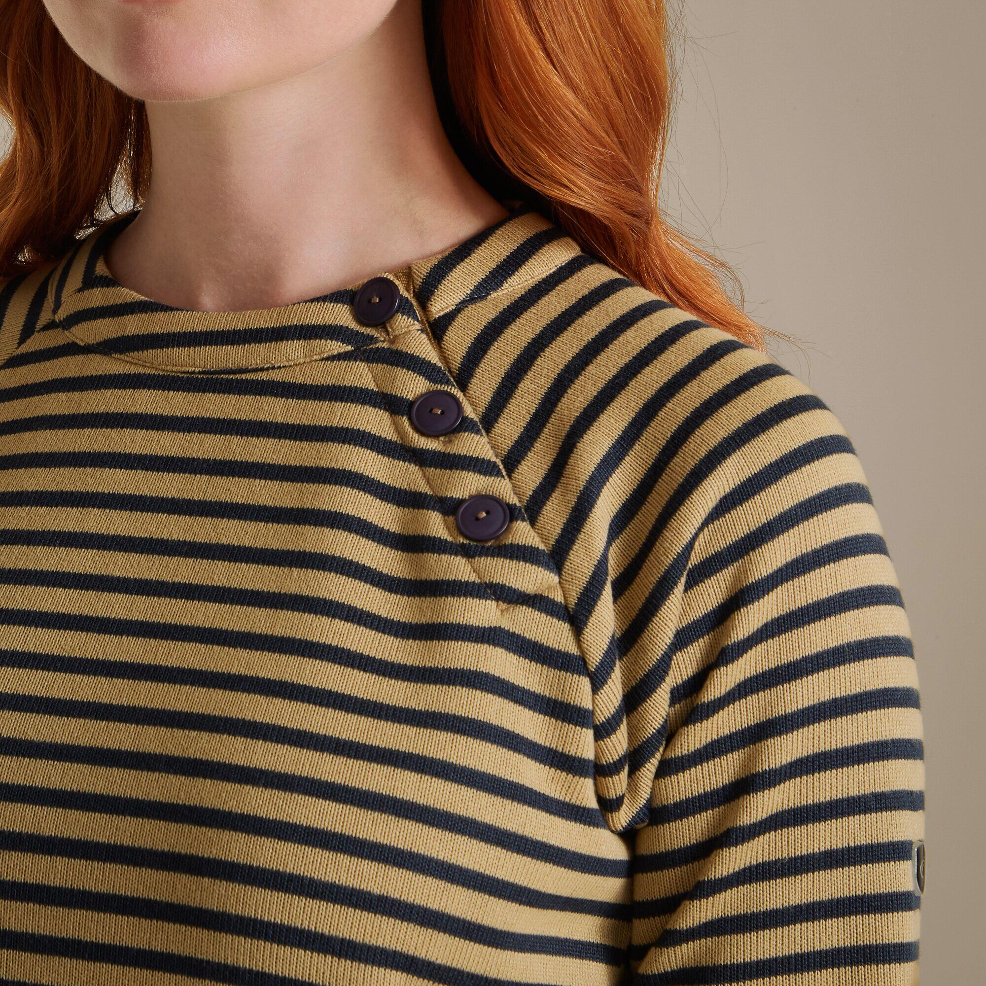 Craghoppers Neela — pull polaire femme à rayures, col rond 3/5