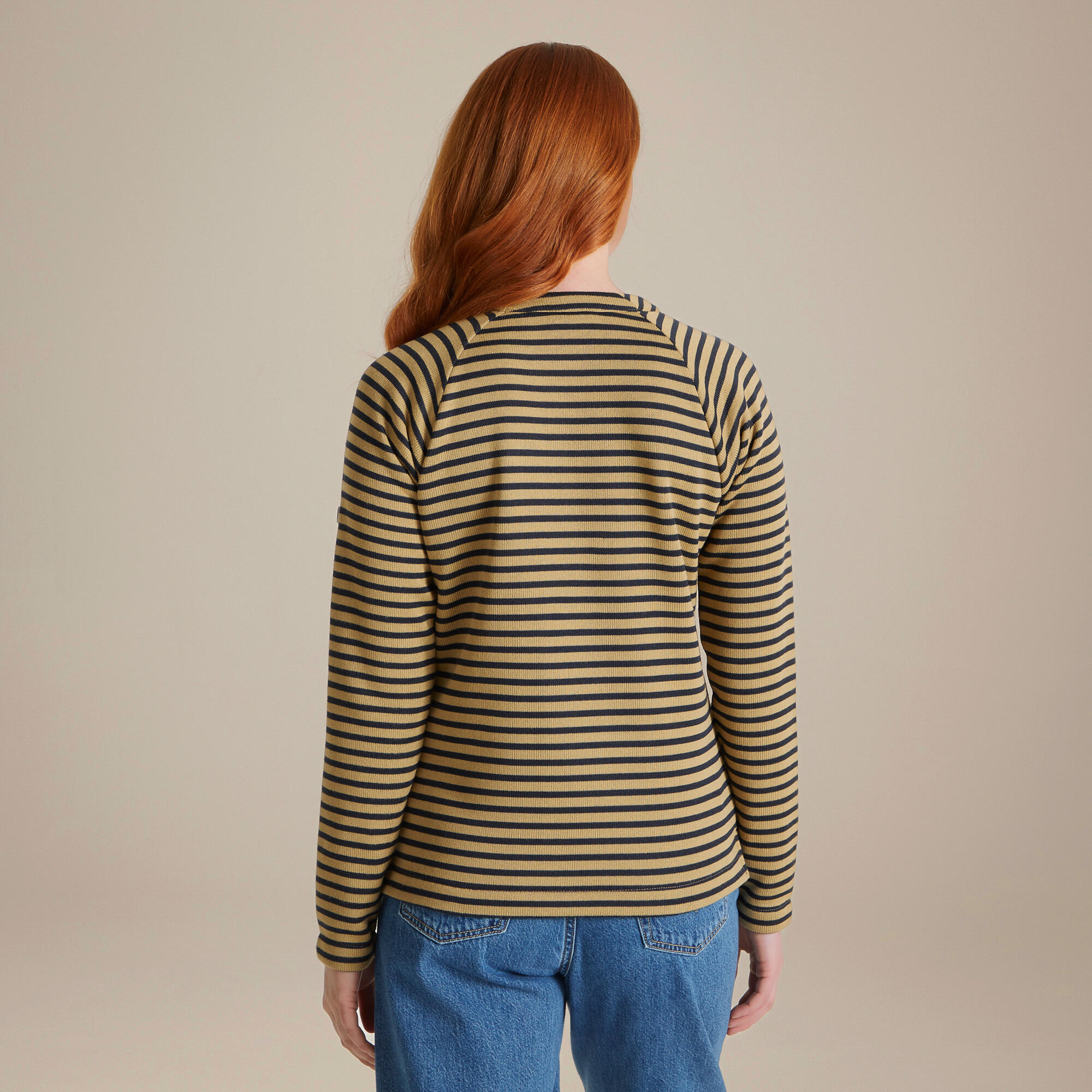 Craghoppers Neela — pull polaire femme à rayures, col rond 2/5