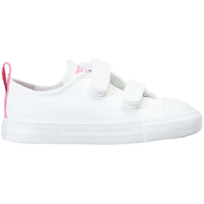 Zapatillas para Niña Converse baja lona 2v td Blanco