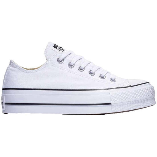 Zapatillas Converse Mujer Chuck Taylor All Star Platform Canvas blanco