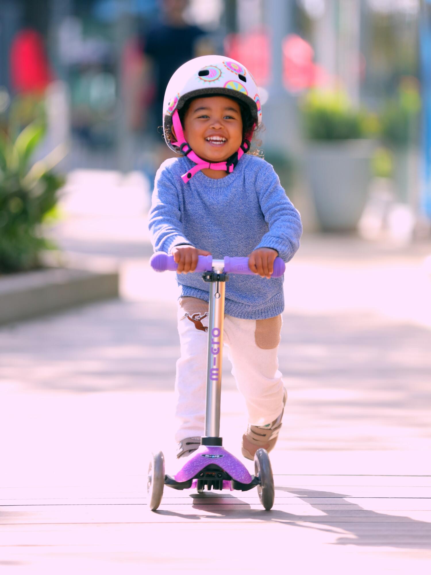 Trottinette enfant Mini  Deluxe Glitter  LED 6/7