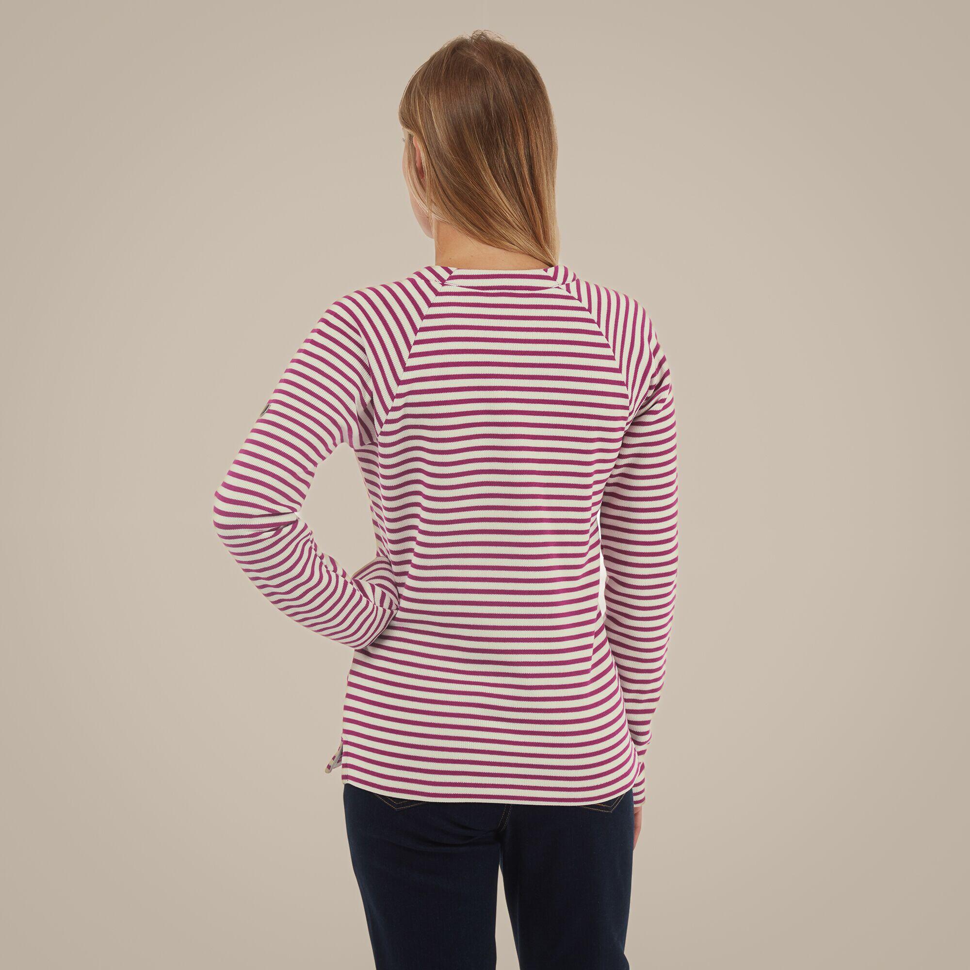 Craghoppers Neela pile donna, scollo rotondo e righe 2/3