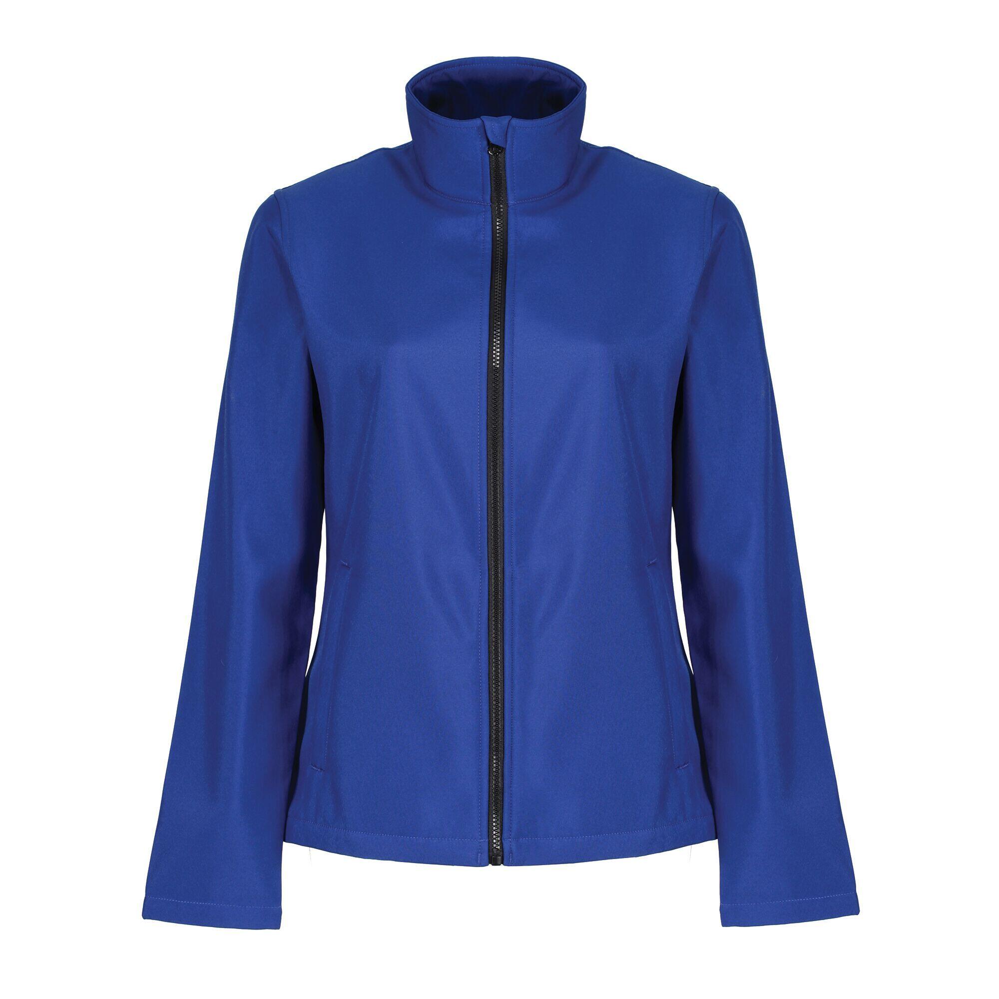 REGATTA Womens/Ladies Ablaze Printable Softshell Jacket (Royal Blue/Black)