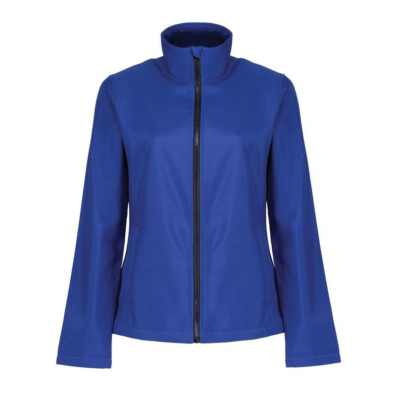 Womens/Ladies Ablaze Printable Softshell Jacket (Royal Blue/Black)