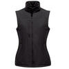 Chaleco Softshell modelo Flux para mujer Negro