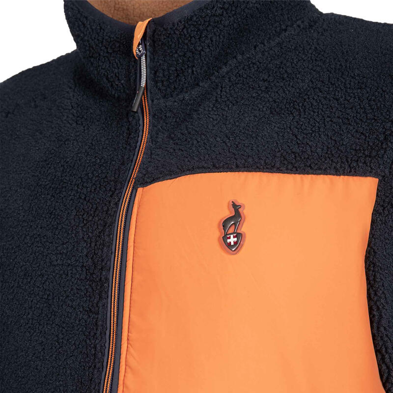 Hanorac cu fermoar Vogue Sherpa Fleece pentru bărbați