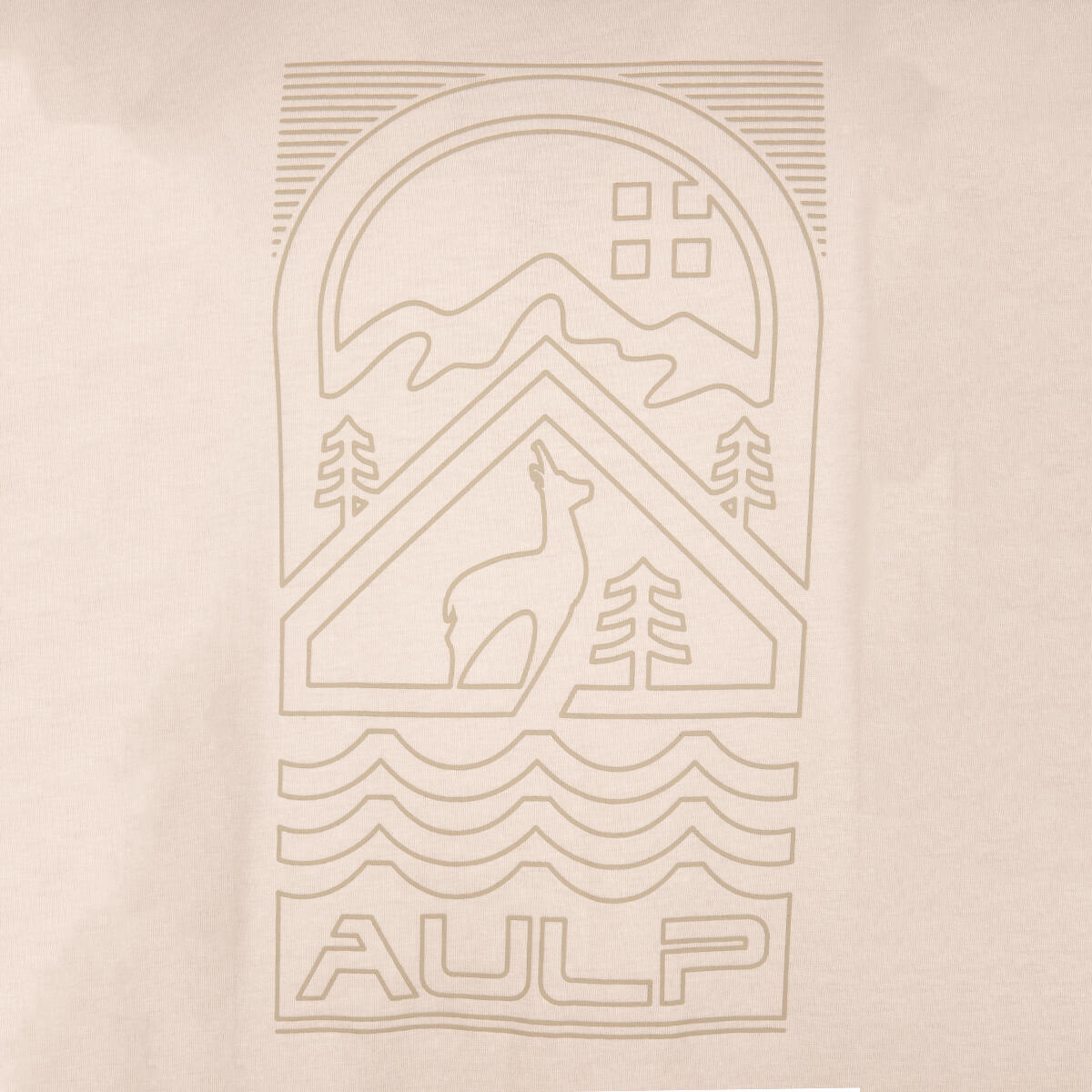 T-shirt męski AULP BOGUS komfortowy lekki prosty krój 3/3