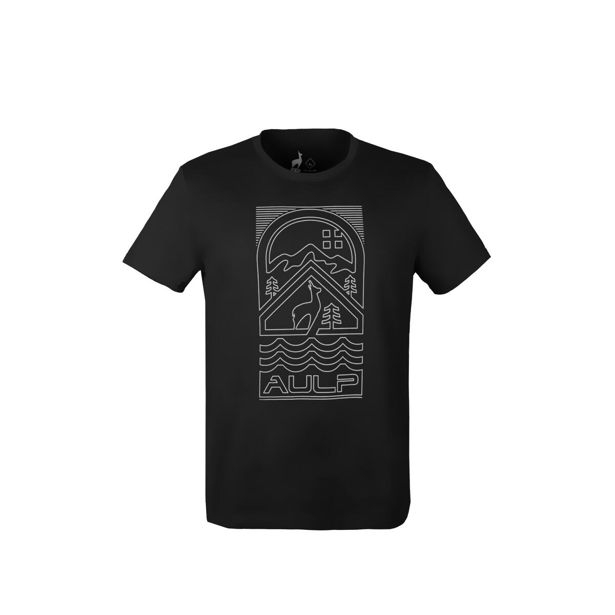 T-shirt męski AULP BOGUS komfortowy lekki prosty krój 3/3