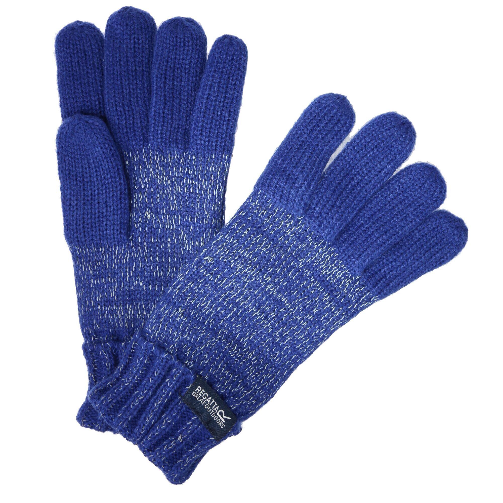REGATTA Kids Unisex Luminosity Gloves (Blue)