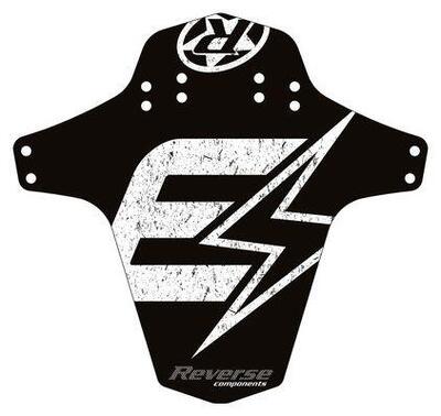 Reverse E-Mudfender Mudguard Schwarz / Weiß