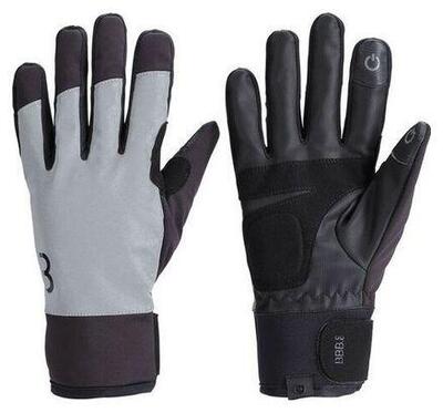 Bbb coldshield winter handschoenen grijs / zwart