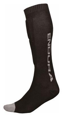 Chaussettes avec Protèges Tibia Endura Singletrack Noir