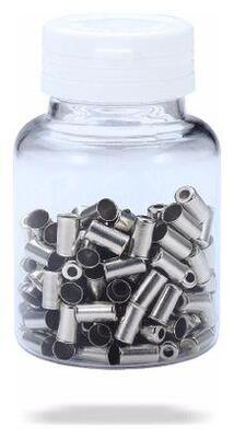 Pak van 150 koperen bbb derailleurbehuizingen5mm zilver