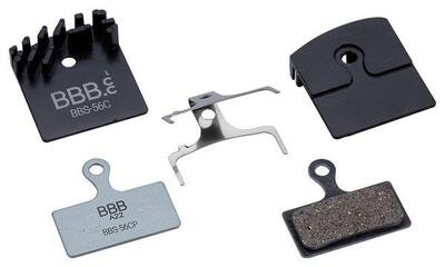 Paar bbb discstop coolfin organic remblokken voor shimano deore/slx/xt/xtr