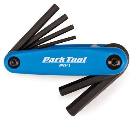 Kit clé allen 4/5/6/8/10mm Park Tool AWS-11C