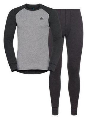 Odlo active warme eco trui / kousen set grijs