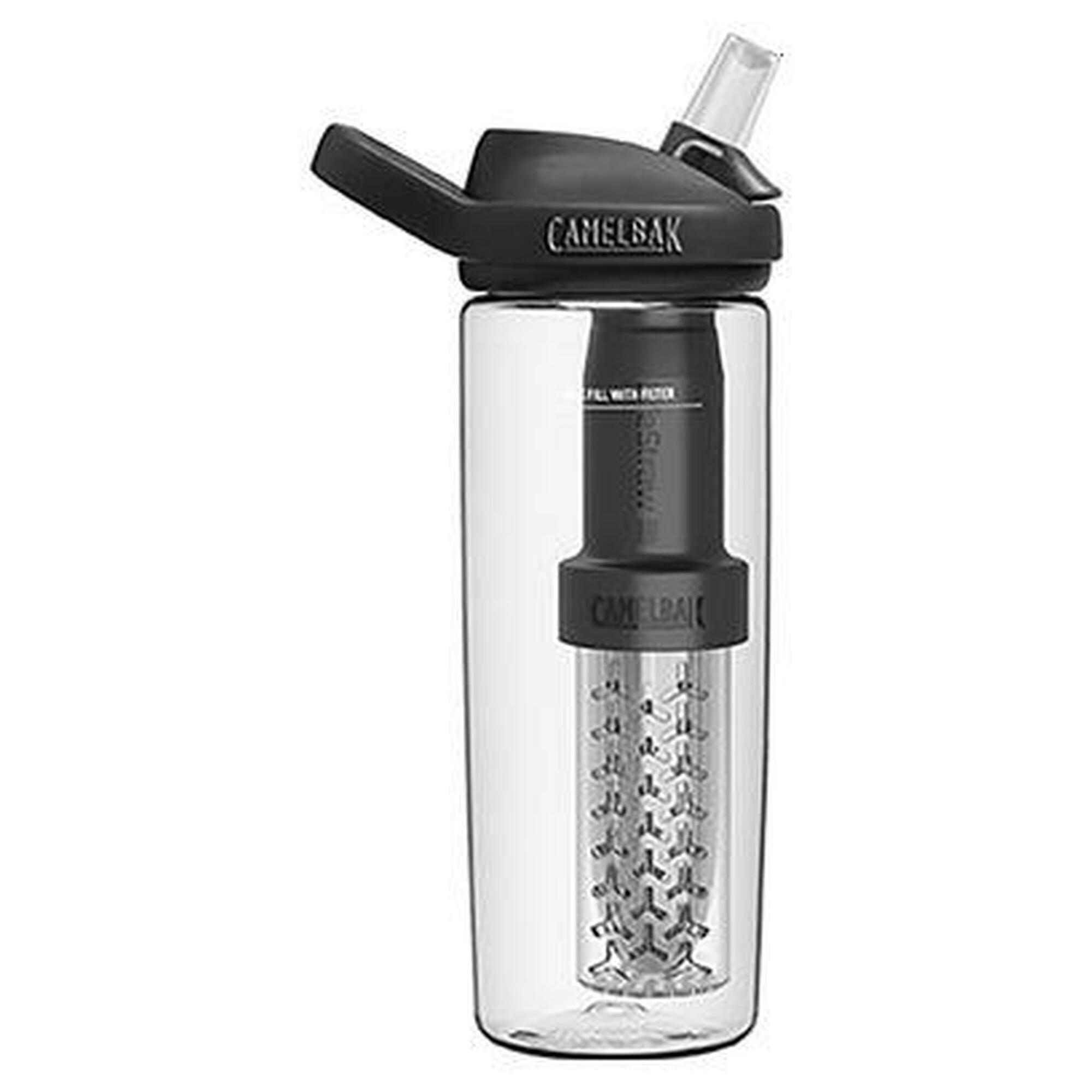 Bidon Camelbak Eddy® + filtered by LifeStraw® with Tritan™ Renew - Clear, 20OZ