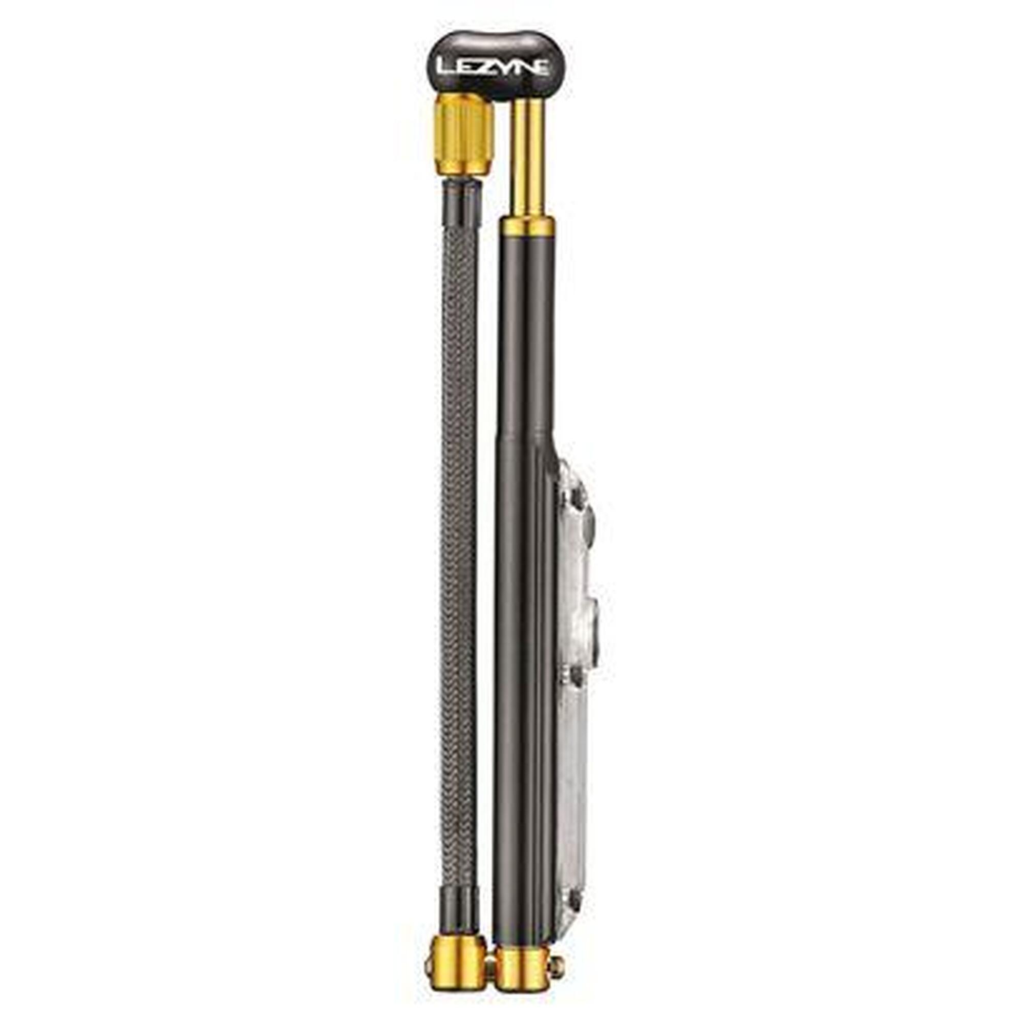 Lezyne - Pompe Haute Pression Lezyne Digital Shock Drive 2 300psi Noir Or - Pompe Suspension - Jaune|noir - Taille Unique - Decathlon