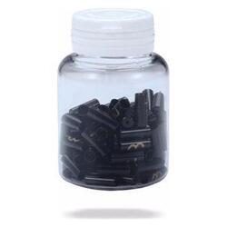 Lot de 100 Butées de Gaine BBB CableEnd S-AL Workshop Alu 4mm Noir