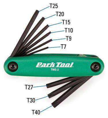 Park Tool FWS-2 Fold-Up Wrench Set Allen and Torx 2/7